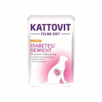 Kattovit DIABETES/GEWICHT 85 g Frischebeutel
